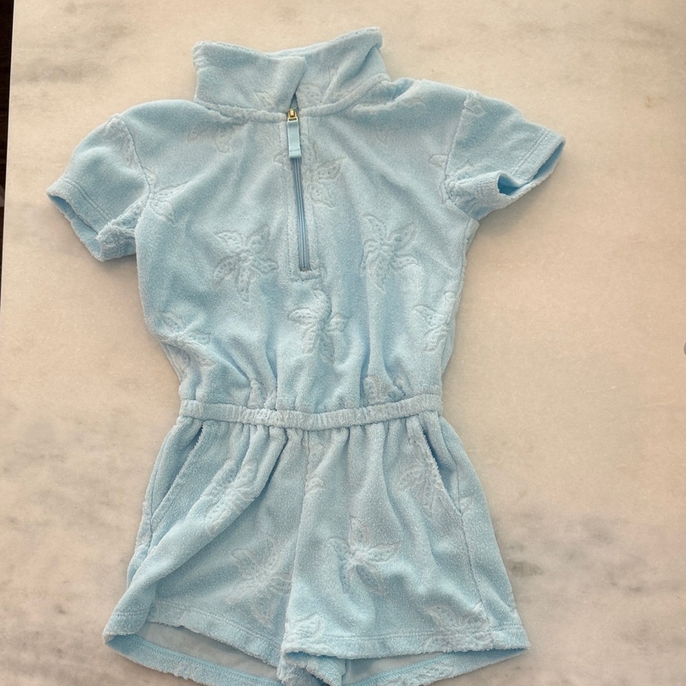 Lily Pulitzer Light Blue Kids Romper